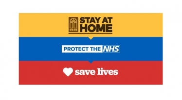 Stay Safe Stay Home Logo UK Government 